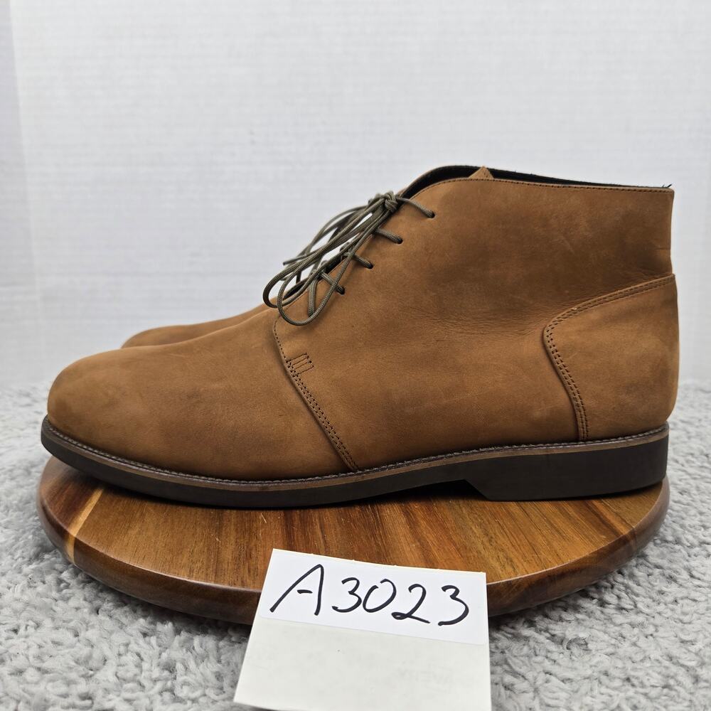 Nisolo Mens 13 Everyday Chukka Brown Leather Casual Lifestyle Daily Ankle Boot